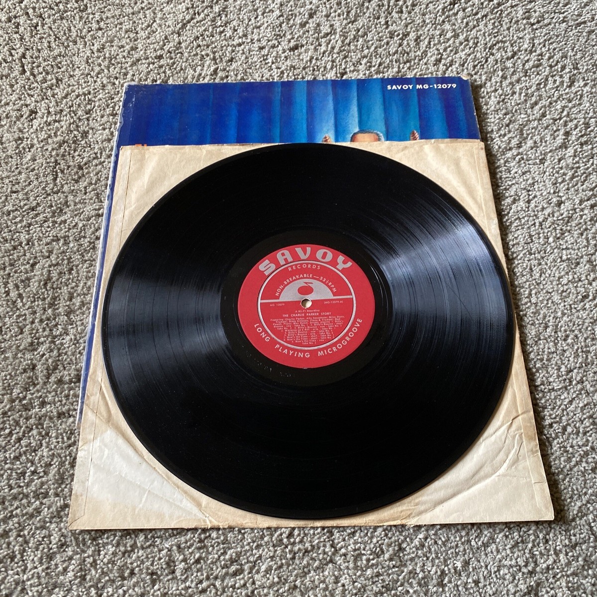 洋楽 The Charlie Parker Story SAVOY MG-12079 Charlie Parker Story • Orig Savoy LP • NM Cover / EX Disc • Fast