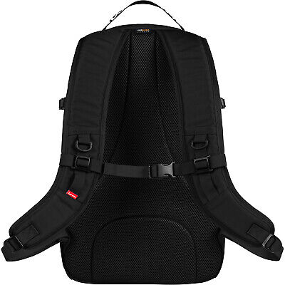 Supreme Cordura SS18 Ripstop Nylon Backpack Black - 100 Supreme Cordura SS18 Ripstop Nylon Backpack Black - 100