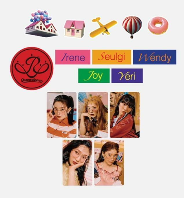 Red Velvet Queendom SMTOWN GOODS ALL MEMBER LUGGAGE STICKER +
