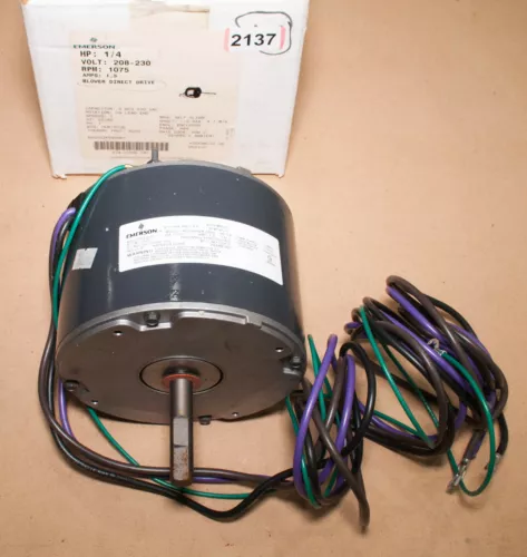 Emerson 024-25306-700 Direct Drive Blower Motor 1/4HP 208-230V 1075RPM 1.5A