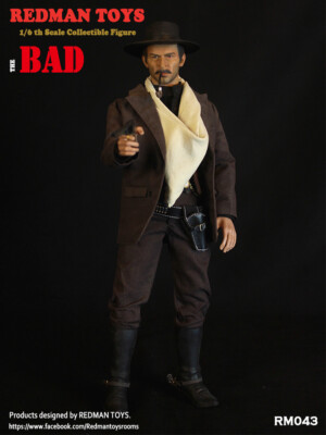 REDMAN TOYS 1/6 Scale 12” Figure Lee Van Cleef The bad Clint