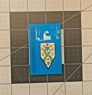 Vintage Old World DARK ELVES Standard Banner Sticker #8 ELF part #136172 OOP AI2