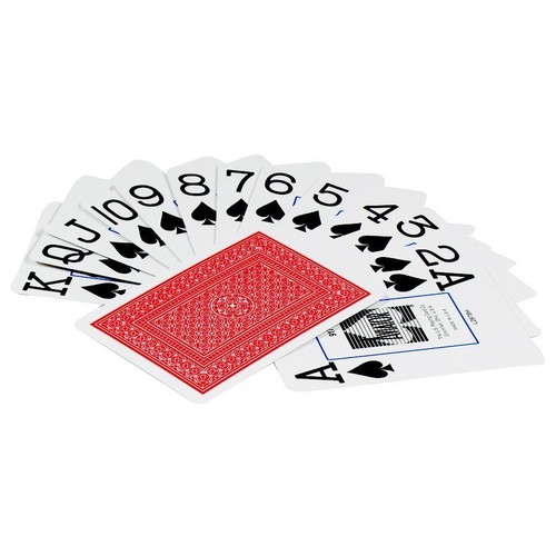 2 DECKS AVIATOR JUMBO INDEX DECK POKER PLAYING CARDS 1 RED 1 BLUE USPCC NEW - Picture 4 of 9