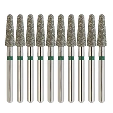 856/025C Dental Diamond Burs FG Round End Taper Coarse Grit High Speed Bur