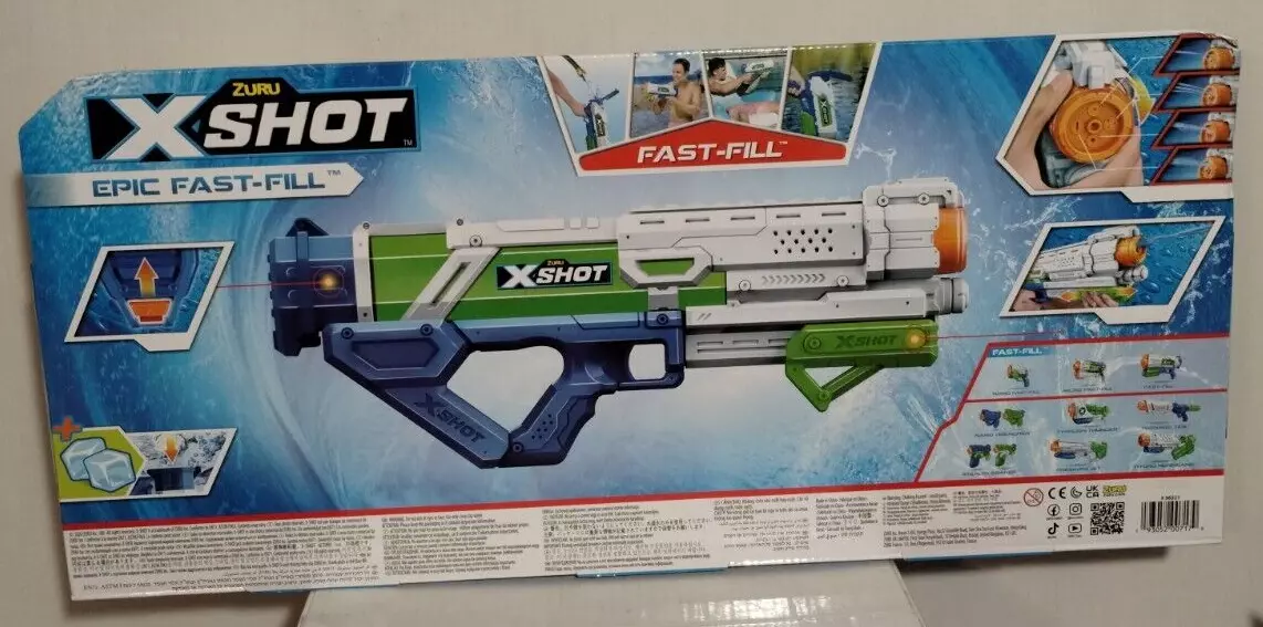 ZURU X-Shot Water Warfare Epic Fast-Fill Water Blaster