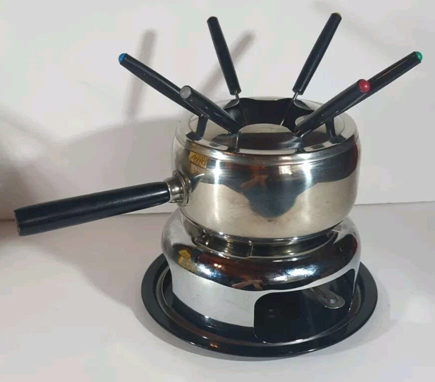 Roshco Fondue Set Stainless Steel