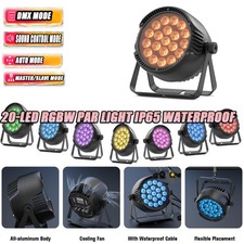 300W DMX RGBW LED Par Stage Light Waterproof Outdoor Concert wash lights Xmas
