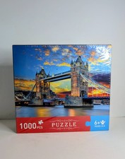 Tower Bridge London 1000 Pc Puzzle 20" x 27" New Sealed In Box Ages 6