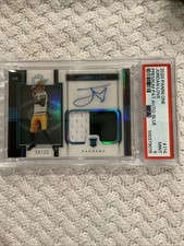 2020 PANINI ONE PREMIUM PATCH AUTO-BLUE #114 JORDAN LOVE ROOKIE RC /35 👀 Pop 1