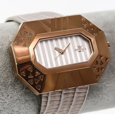 Optima  Swiss Diamond Watch  Stainless Steel Quartz  0.18ct Diamonds OSL214