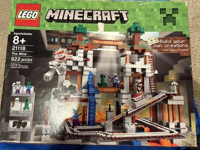 LEGO Minecraft The Mine Set 21118. Open Box W Instructions CIB  All Bags Sealed