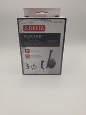 Delta 78435-OB1 Porter Double Towel Hook in Oil Rubbed Bronze NEW IN BOX NIB