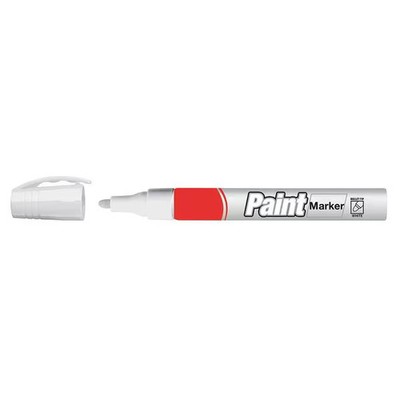 Manufacturer Varies Industrial Marker, Jumbo Tip, White Color Family, Ink 19N842