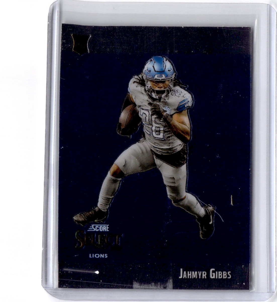 2023 Panini Select #STW-JGI Jahmyr Gibbs Score Select Throwback
