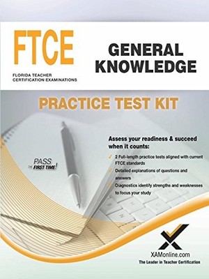 FTCE GENERAL KNOWLEDGE PRACTICE TEST KIT By Sharon A Wynne *Excellent Condition*