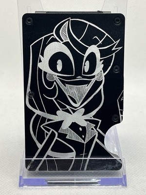 Charlie Morningstar Metal Minimalist Wallet Card Case From Hazbin Hotel