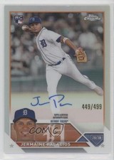 2023 Topps Chrome Rookie Refractor 449/499 Jermaine Palacios #RA-JP Auto 0zb7