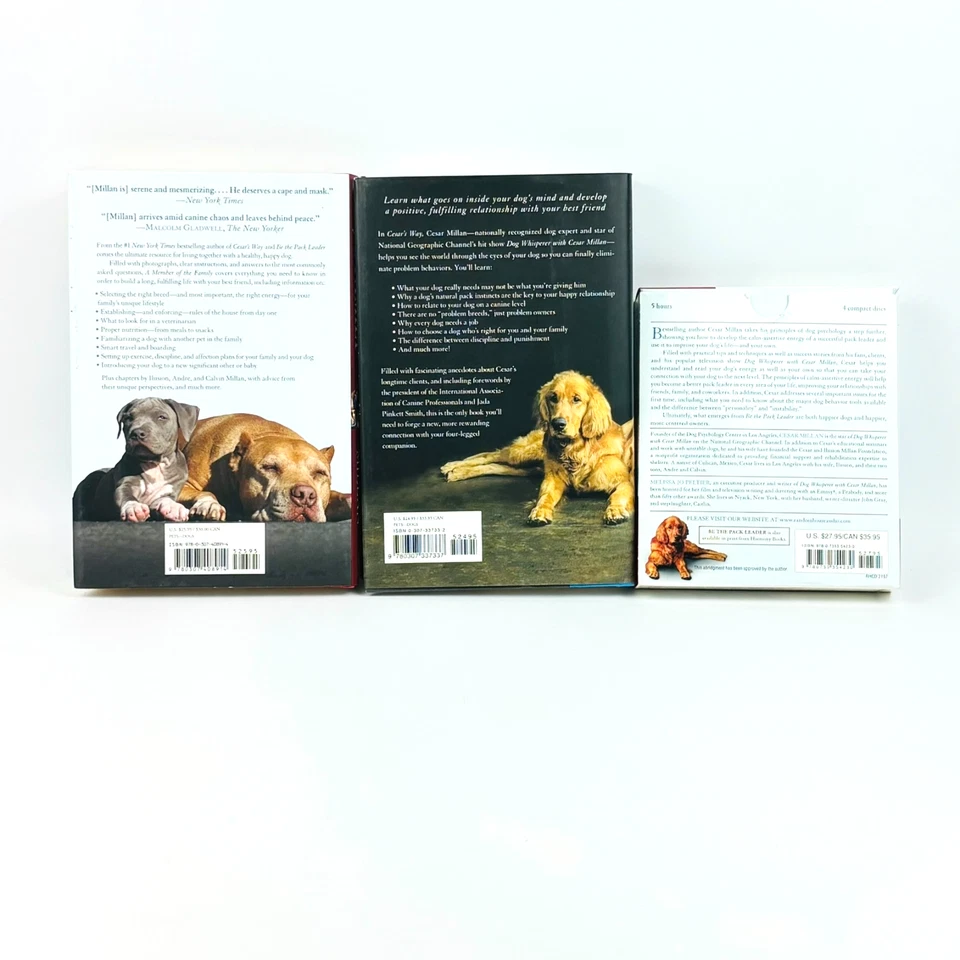 Cesar’s Way Lot of 3 Dog Training Books Cesar Millan - 2 Hardcover - 1 CD Audio - Image 2 of 4