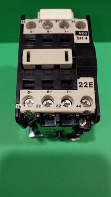 AEG SH4.22-A Positive Guided Relay 4 Pole, 120V AC 2 N.O., 2 N.C. 