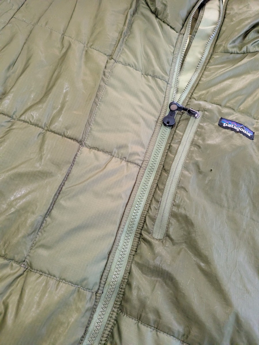 mens Patagonia Das parka Green XL Vintage VTG Coat Puffer View 6