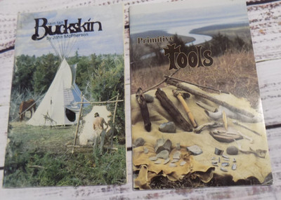 Primitive Wilderness Survival Bushcraft Lot of 2 Softcover Guides John McPherson