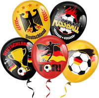 Deutschland FußBall Luftballons Deko WM 2026, 25 X Latex Luftballons FüR WM Deut