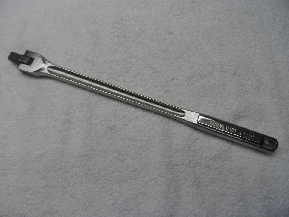 Barra de interruptor de cabezal flexible Craftsman 1/2" Drive 15", VVU de EE. UU. - Parte # 44201 (pegatina) Foto 2 de 4