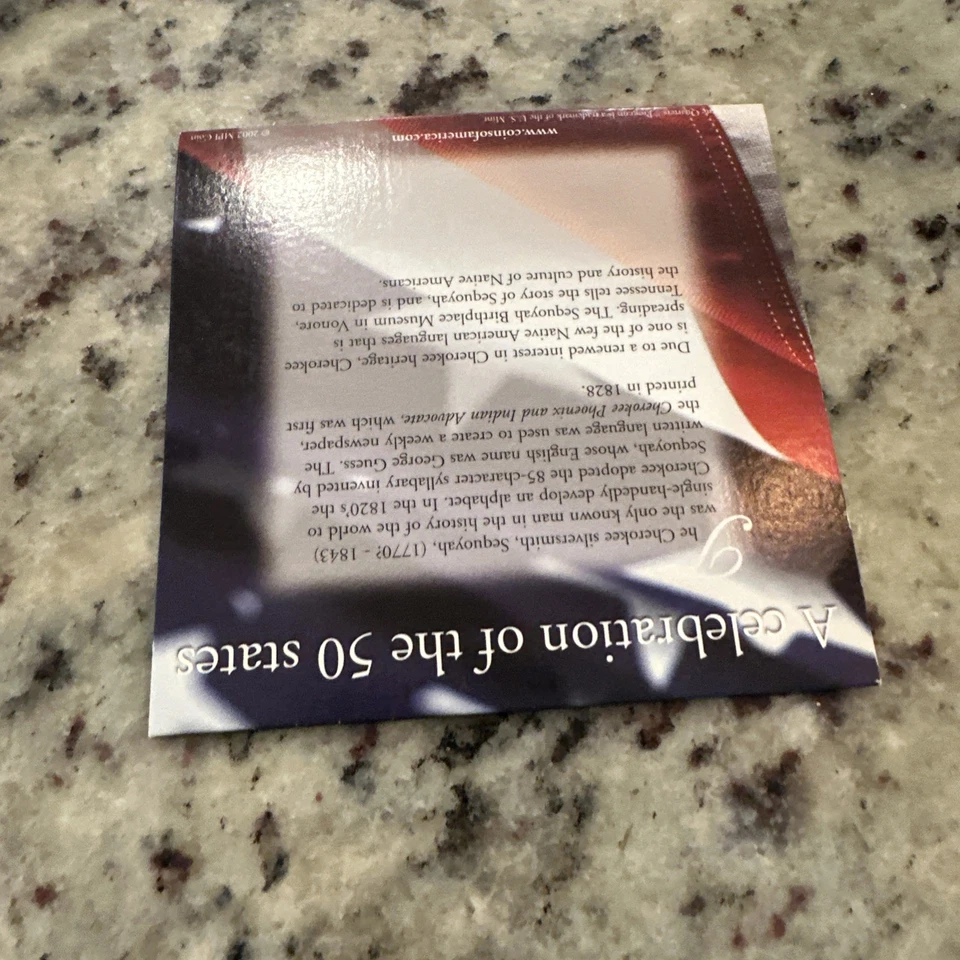 US Minted Quarter Dollar Tennessee Number Coin Set Sealed 16 Of 50 Lot 1269 - Image 3 of 3