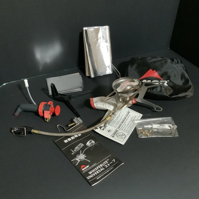 #ad MSR Whisperlite Stove System 1 Burner 10000 BTU Portable Windscreen Foldable $85.00