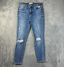 Flying Monkey Jeans Womens 29 Blue Distressed...