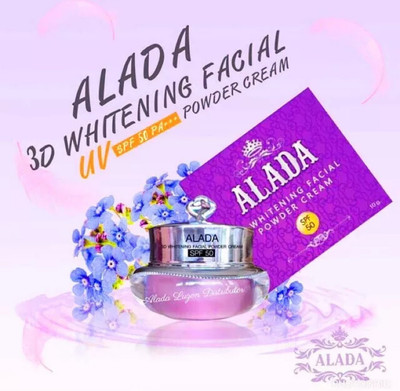 ALADA 3D Whitening Facial Powder Cream SPF 50 PA +++ 10g (USA   SELLER)