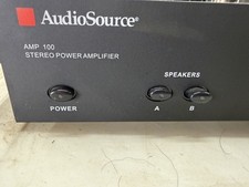 AudioSource Amp 100 Power Amplifier 2 Channel - Nice Amp - Tested