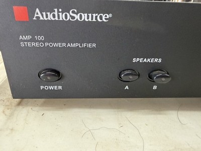 AudioSource Amp 100 Power Amplifier 2 Channel - Nice Amp - Tested 
