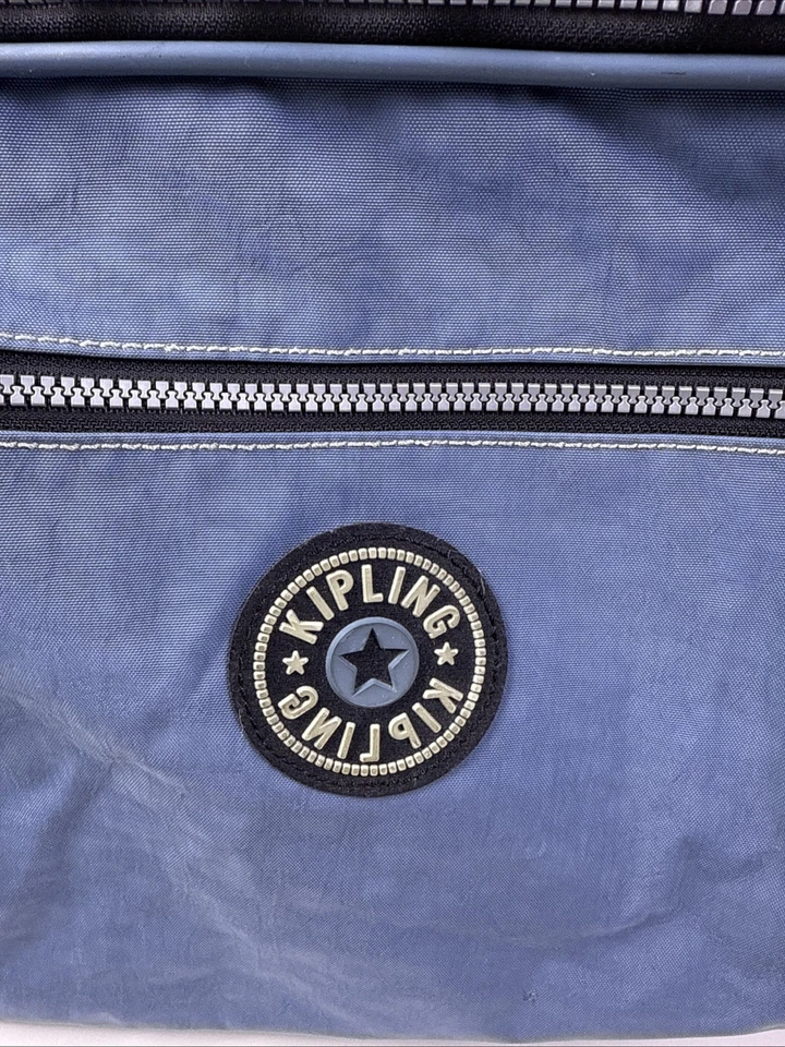 Kipling L 22” Weekender Duffle Bag Nylon Lightweight Travel Blue - Image 2 of 4