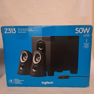 Logitech Z313 50W Compact Satellite Speaker & Subwoofer System audio computer