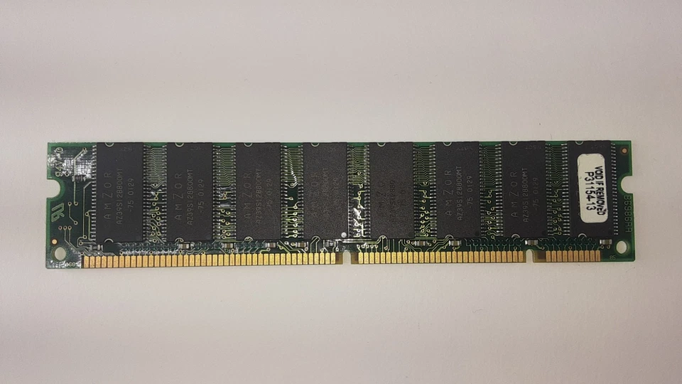 256MB  2RX8 SDRAM SDR PC 133  PC133 CL2  168PIN NON-ECC  DUAL RANK   16X8 Edge - Image 3 of 4