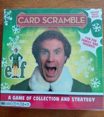 NEW Buddy the Elf Movie Card Scramble Christmas Holiday Board Game Sealed