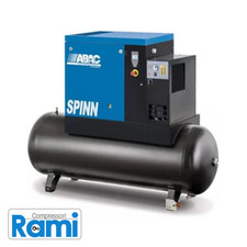 Compressore a vite Abac SPINN5.5XE 10 400/50 TM270 CE con essiccatore - 270lt