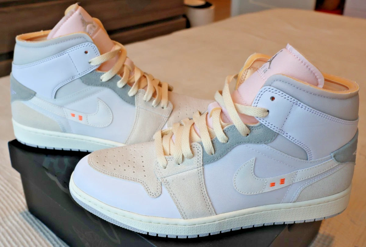 Jordan 1 SE Craft Mid Inside Out - White Sail for Sale