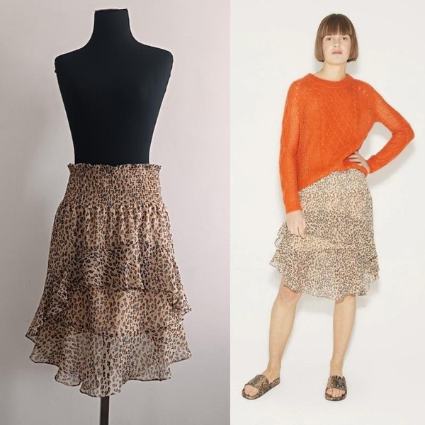 Women Munthe Skirt Orange Polyester 38 / M / 46
