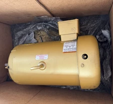 BALDOR SUPER E MOTOR XX2 5 HP MOD EM3615T 1750 RPM 230/460 V 3 PH 13.4/6.7  AMP