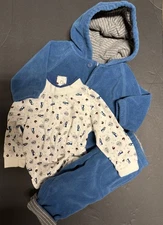 Gymboree Infant Sz 3-6 oz Cozy Polar Friends 3pc Outfit