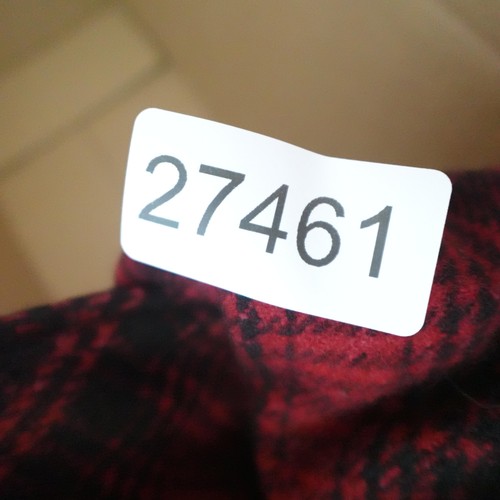 Vintage Woolrich Jacket Mens 44 Red Black Plaid Wool Mackinaw Cruiser 80s 503 - Picture 18 of 18