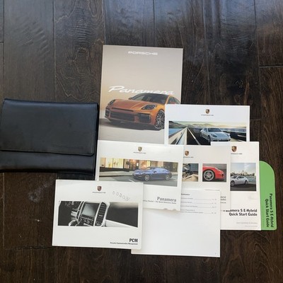 Panamera 2016 S E-Hybrid Case With Owner s Manuel And More (11 Items) 