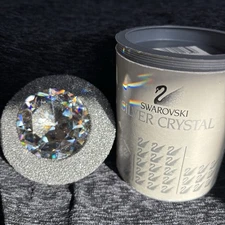 Swarovski Silver Crystal Made In Austria 95 Grams 2” Diameter  7433NR050