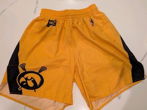 Team Lax Iowa Hawkeyes Sport Clubs Lacrosse Shorts Adult Medium Yellow/Black