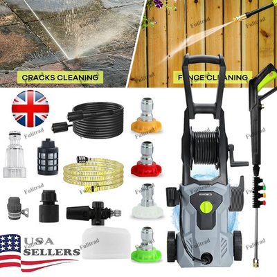 #ad 5000 PSI Electric Pressure Washer High Pressure Washer Portable Powered Washer $90.99