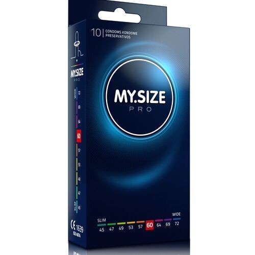 MY.SIZE PRO 60mm Kondome 10 Stk. Perfekte Passform VEGAN Befeuchtet NEU
