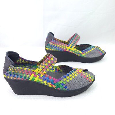 STEVEN by Steve Madden BRYNN Peep Toe Wedge Woven