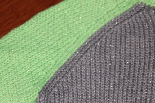 Girls JUSTICE Sweater Dog Green Gray Critter Sequin Metallic Bling Size 5 or 14 - Picture 10 of 16